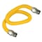 Flextron Gas Line Hose 3/8'' O.D.x72'' Len 3/8" FIP Fittings Yellow Coated Stainless Steel Flexible Connector FTGC-YC14-72H - alternate 1